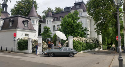 Fotoshoting an der Behrens Villa Hamburg